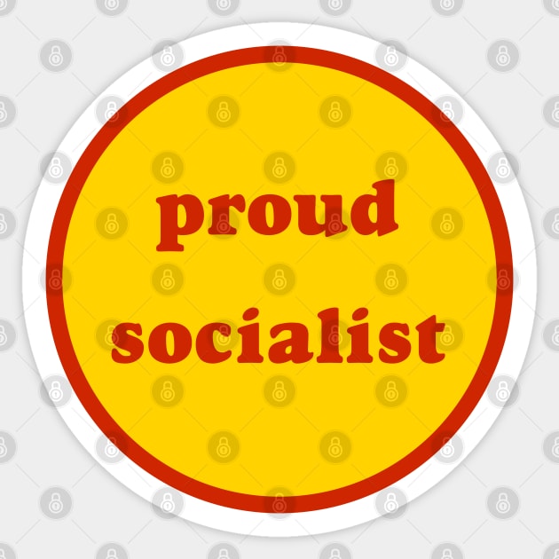 Proud Socialist Sticker by Football from the Left